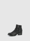 Black Zip Up Ankle Boots